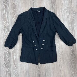 3/4 sleeve blazer